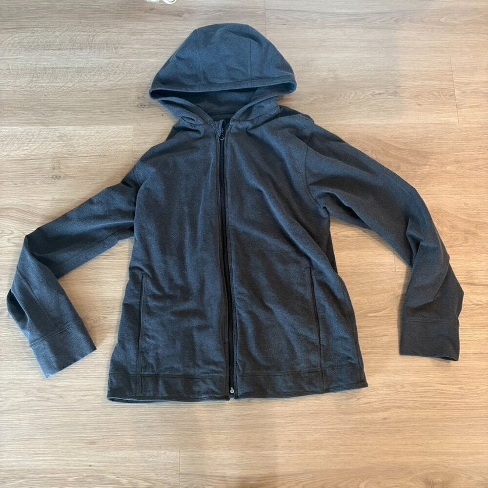 ** Lululemon Mens Full Zip Hoodie Gray Size Large Long Sleeves sweatshirt